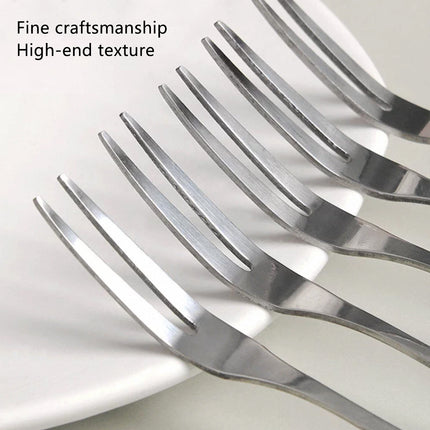 Stainless Steel Cake Knife Fork Plate Set With Candles For Party Dessert Serving