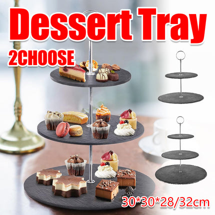 Party Wedding 2 or 3 Tier Cake Stand Dessert Display Rack Aesthetic Durable Use