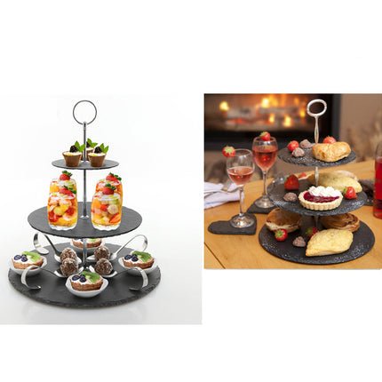 Party Wedding 2 or 3 Tier Cake Stand Dessert Display Rack Aesthetic Durable Use