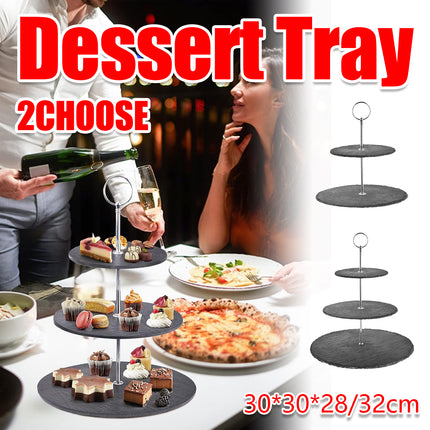 Party Wedding 2 or 3 Tier Cake Stand Dessert Display Rack Aesthetic Durable Use