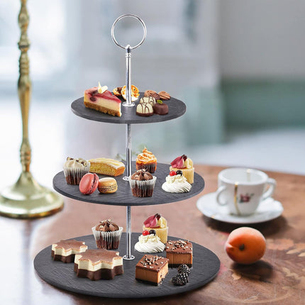 Party Wedding 2 or 3 Tier Cake Stand Dessert Display Rack Aesthetic Durable Use