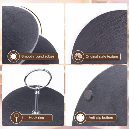 Party Wedding 2 or 3 Tier Cake Stand Dessert Display Rack Aesthetic Durable Use