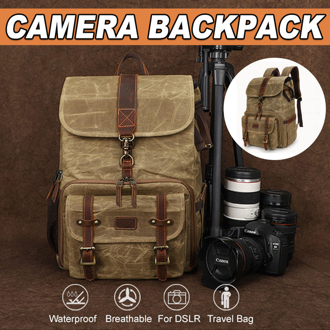 Large Capacity DSLR Camera Backpack Waterproof Durable for Cameras Photograph