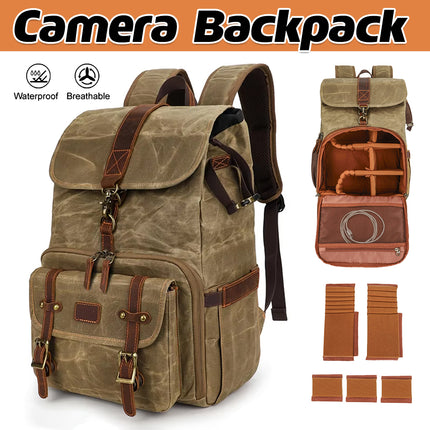 Large Capacity DSLR Camera Backpack Waterproof Durable for Cameras Photograph