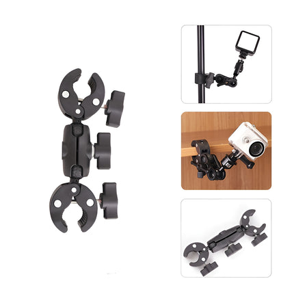 Outdoor Cycling Camera Clamp Selfie Stick Anti-Slip for Bike Phone Camera Mount