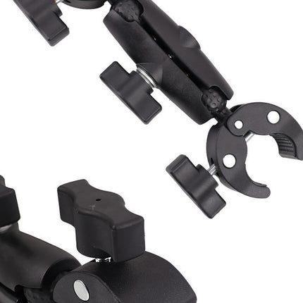 Outdoor Cycling Camera Clamp Selfie Stick Anti-Slip for Bike Phone Camera Mount