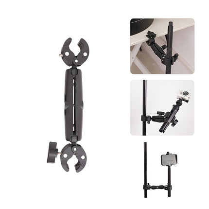 Outdoor Cycling Camera Clamp Selfie Stick Anti-Slip for Bike Phone Camera Mount