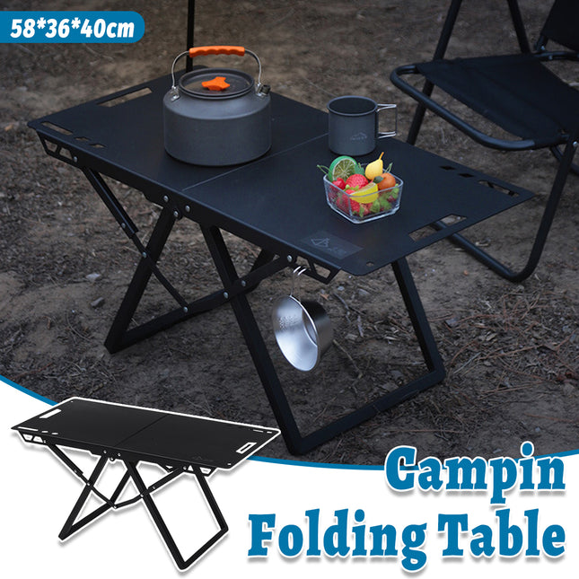 Outdoor Foldable Tactical Camping Table Metal Ultra Lightweight