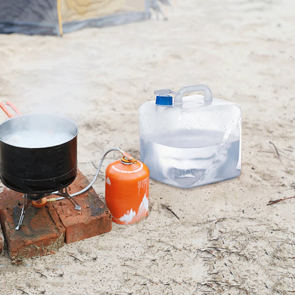 3PCS Collapsible Water Container With Spigot Folding Storage Carrier Camping