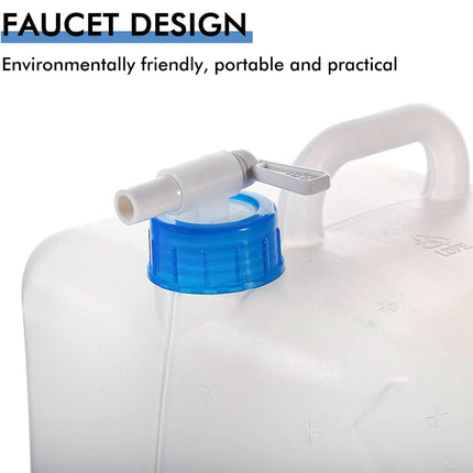 3PCS Collapsible Water Container With Spigot Folding Storage Carrier Camping