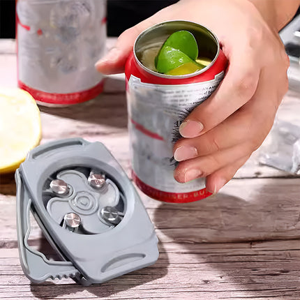 Topless Can Opener Manual Kitchen Tool for Beer Soda and Tin Bottles