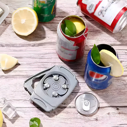 Topless Can Opener Manual Kitchen Tool for Beer Soda and Tin Bottles
