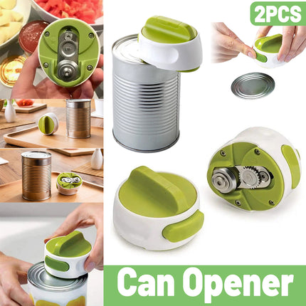 Can Opener Set 2pcs Manual Bottle Opener Stainless Steel Kitchen Tool for Home