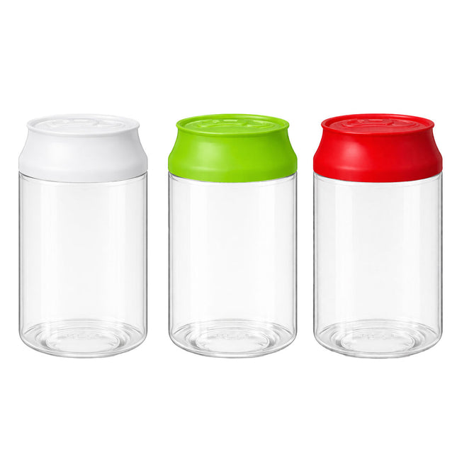 Mini Clear Soda Can Style Candy Jars 10 Pack