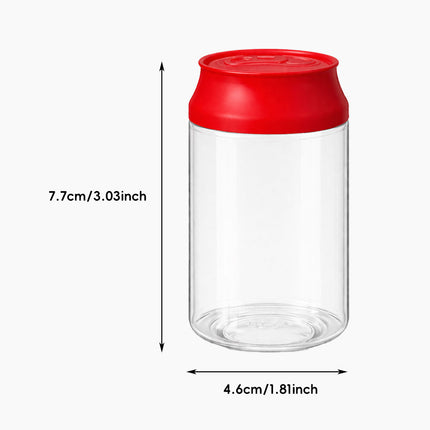 Mini Clear Soda Can Style Candy Jars 10 Pack