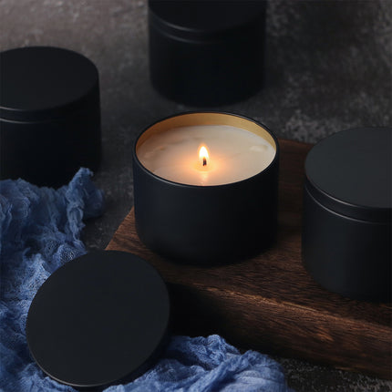 20PCS Round Candle Packaging Jar 4oz 120ml For Candle Making Storage Gift