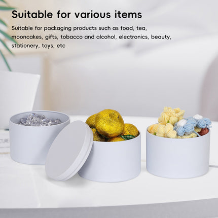20PCS Round Candle Packaging Jar 4oz 120ml For Candle Making Storage Gift