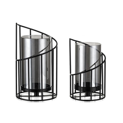 Luxury Iron Candle Holder Decorative Vase Romantic Table Centerpiece Home Decor