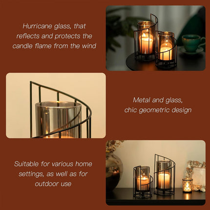 Luxury Iron Candle Holder Decorative Vase Romantic Table Centerpiece Home Decor