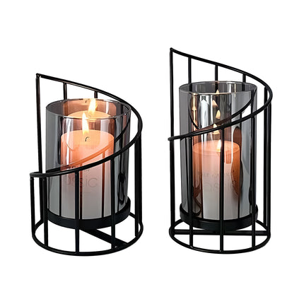 Luxury Iron Candle Holder Decorative Vase Romantic Table Centerpiece Home Decor