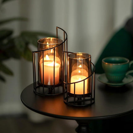 Luxury Iron Candle Holder Decorative Vase Romantic Table Centerpiece Home Decor