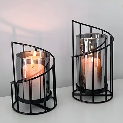 Luxury Iron Candle Holder Decorative Vase Romantic Table Centerpiece Home Decor