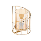 Wrought Iron Candle Holder Romantic Candlestick Ornament Dinner Table Decor Prop