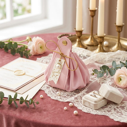 Wedding Candy Favor Bags 10 Pack Velvet Style 3 Colours
