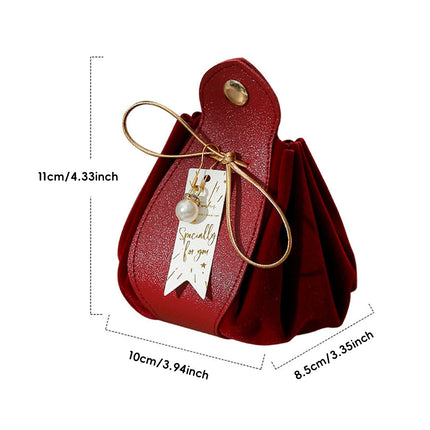 Wedding Candy Favor Bags 10 Pack Velvet Style 3 Colours