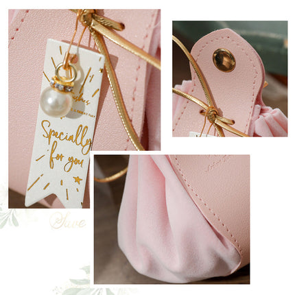 Wedding Candy Favor Bags 10 Pack Velvet Style 3 Colours