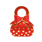 Polka Dot Handbag Candy Boxes 50 Pack 3 Colours