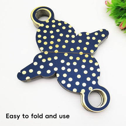 Polka Dot Handbag Candy Boxes 50 Pack 3 Colours