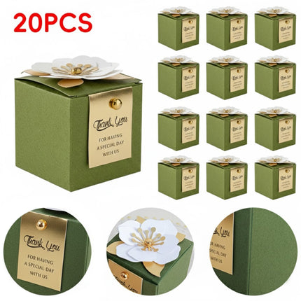 20PCS Wedding Candy Box Creative Luxury Favor Gift For Bridal Party Gift Use