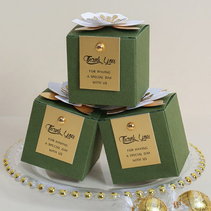 20PCS Wedding Candy Box Creative Luxury Favor Gift For Bridal Party Gift Use