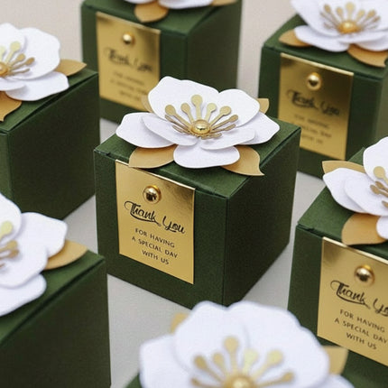 20PCS Wedding Candy Box Creative Luxury Favor Gift For Bridal Party Gift Use