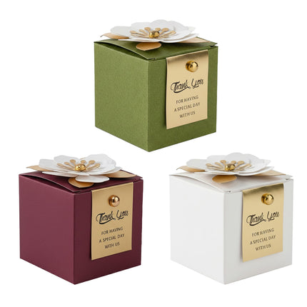 20PCS Wedding Candy Box Creative Luxury Favor Gift For Bridal Party Gift Use