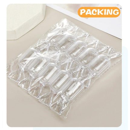 50pcs Mini Candy Box Transparent Jewellery Storage Box Earrings Holder Case