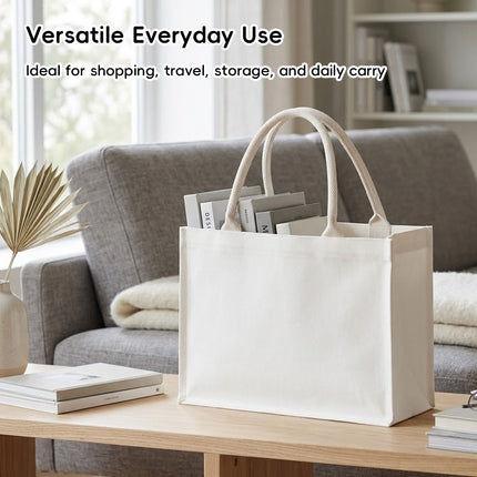 Blank Canvas Tote Bags 2 Pack Box Style Three Sizes