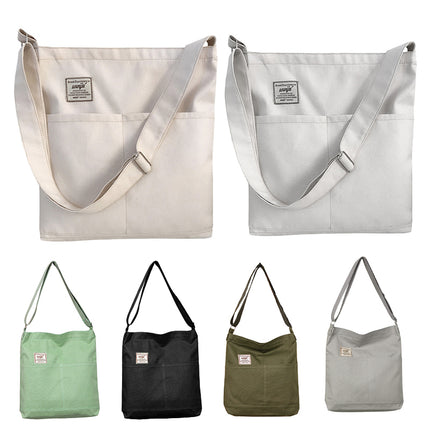 Womens Hobo Large Canvas Shoulder Bag Travel Crossbody Bag Handbag Tote Bag