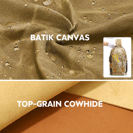 Canvas Shoulder Camera Bag Waterproof Durable for DSLR Mirrorless Cameras Lens