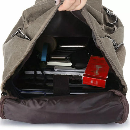 Large Capacity Shoulder Backpack Student Schoolbag Travel Bag Multifunction Use