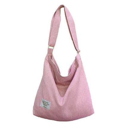 Womens Large Canvas Handbag Ladies Travel Messenger Shoulder Bag Hobo Tote Purse