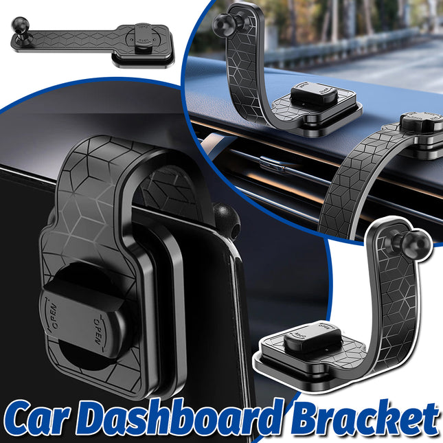 Car Phone Holder Foldable Suction Mount Detachable Base for Dashboard Windshield