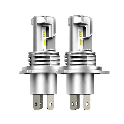 2 Pack H4 LED Headlight Bulbs 6000K White 9600LM High Low Beam Canbus Ready