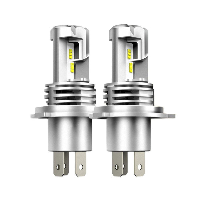 2 Pack H4 LED Headlight Bulbs 6000K White 9600LM High Low Beam Canbus Ready