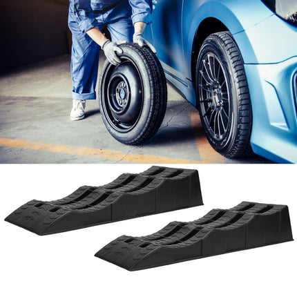 2pcs Plastic Three Step Parking Tire Pads for Cars Recreational Vehicles RV
