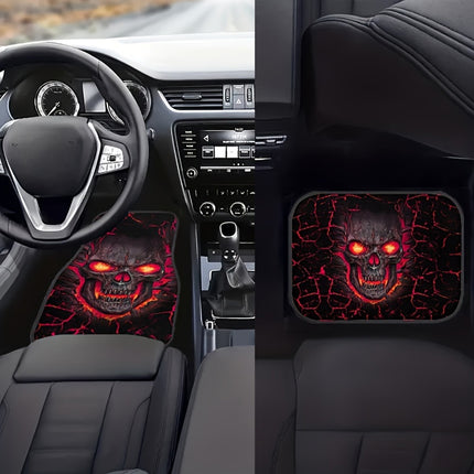 Car Floor Mats 4 Piece Set All Weather Waterproof Non Slip for Sedan SUV Protect