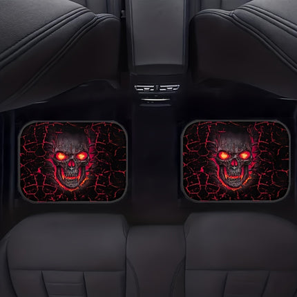 Car Floor Mats 4 Piece Set All Weather Waterproof Non Slip for Sedan SUV Protect