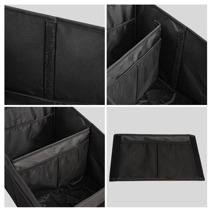 Automobile Storage Box Oxford Cloth Foldable Seat Storage Cup Holder Trunk Bag