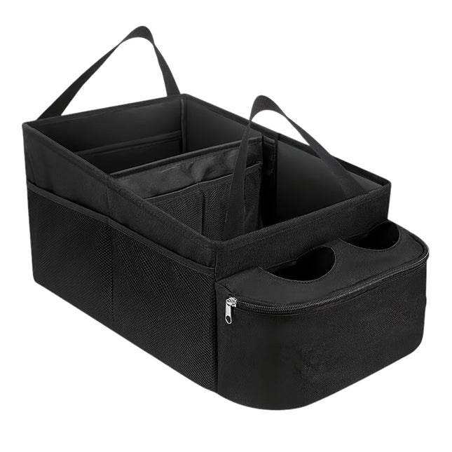 Automobile Storage Box Oxford Cloth Foldable Seat Storage Cup Holder Trunk Bag